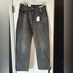 Levi's 501 Charcoal Straight Jeans